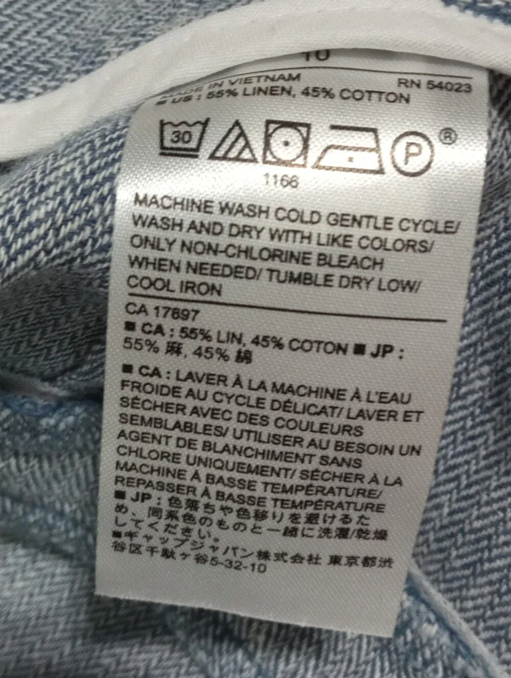 Banana Republic Light Blue Blake Crop Denim Pants